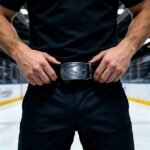 Custom Ice Hockey Inspired Leather Belt – Premium B2B Wholesale for Sports Teams & Clubs DC86135 - Image 5