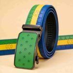 Custom Soccer Theme Automatic Buckle Belt | Quiet Luxury Brazil Style Leather Belt Wholesale - DC86113 - Image 7