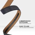Wholesale Men's Genuine Leather Ratchet Belt - DC-8695 Automatic Buckle - Image 8