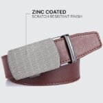 Wholesale Men's Genuine Leather Ratchet Belt - DC-8695 Automatic Buckle - Image 3