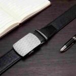 Wholesale Men's Genuine Leather Ratchet Belt - DC-8695 Automatic Buckle - Image 11