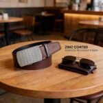 Wholesale Men's Genuine Leather Ratchet Belt - DC-8695 Automatic Buckle - Image 10