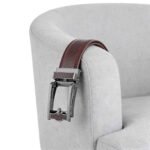 Wholesale Men's Diamond Pattern Automatic Belt 86102 - Premium Leather Ratchet Dress Belt Supplier - Image 13