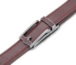 Wholesale Men's Diamond Pattern Automatic Belt 86102 - Premium Leather Ratchet Dress Belt Supplier - Image 11