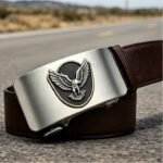 Eagle Emblem Ratchet Belt