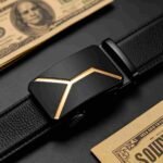 Geometric Minimalist Belt