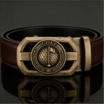 Custom Golf Club Automatic Belt Wholesale Men's Leather Ratchet Belts Bulk | Bonitogo DC86115 - Image 5
