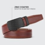 Honeycomb Ratchet Belt Wholesale | Men's Leather Factory Bulk - DC-86105 - Image 3