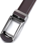 Wholesale Men's Ratchet Belt Genuine Leather | Custom Automatic Buckle Belt OEM/ODM DC8689 - Image 4