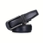 Wholesale Men's Ratchet Belt Genuine Leather | Custom Automatic Buckle Belt OEM/ODM DC8689 - Image 2