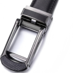 Wholesale Men's Ratchet Belt Genuine Leather | Custom Automatic Buckle Belt OEM/ODM DC8689 - Image 5