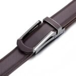 Wholesale Men's Ratchet Belt Genuine Leather | Custom Automatic Buckle Belt OEM/ODM DC8689 - Image 7