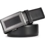Wholesale Men's Low-Key Business Automatic Belt 86101 - Premium Minimalist Ratchet Dress Belt Supplier - Image 5