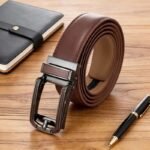 Wholesale Men's Automatic Belt with Imitation Pin Buckle, Minimalist Faux Leather Ratchet Belt Bulk - Style 86103 - Image 8
