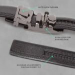 Wholesale Business Men's Ratchet Belt Genuine Leather Automatic Buckle - DC8684 - Image 7