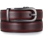 Wholesale Retro Men's Ratchet Belt Genuine Leather Luxury Automatic Belt DC8692 - Image 4