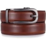 Wholesale Retro Men's Ratchet Belt Genuine Leather Luxury Automatic Belt DC8692 - Image 5