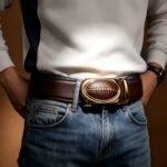 Wholesale Custom Football Ratchet Belt - Men's Sport Luxury Buckle DC86132 - Image 6