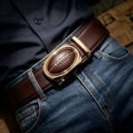 Wholesale Custom Football Ratchet Belt - Men's Sport Luxury Buckle DC86132 - Image 2