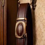 Wholesale Custom Football Ratchet Belt - Men's Sport Luxury Buckle DC86132 - Image 3