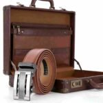 Wholesale Men's Ratchet Belt Genuine Leather - DC 8698 Premium Automatic Buckle Mechanical Belts Bulk Supplier - Image 12