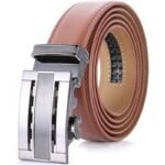 Wholesale Men's Ratchet Belt Genuine Leather - DC 8698 Premium Automatic Buckle Mechanical Belts Bulk Supplier - Image 6
