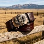 Western Cactus Art Belt