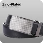 Wholesale Men's Checkered Ratchet Belt - Minimalist Alloy Buckle DC8682 - Image 3
