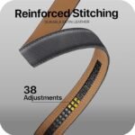 Wholesale Men's Checkered Ratchet Belt - Minimalist Alloy Buckle DC8682 - Image 4