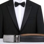 Wholesale Men's Checkered Ratchet Belt - Minimalist Alloy Buckle DC8682 - Image 7