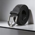 elastic braided golf belt