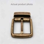 4.0cm Men's Alloy Pin Buckle for Belts – Wholesale Versatile Buckle for Business-Casual Trousers 40400 - Image 2