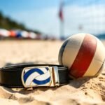 Custom Volleyball Logo Automatic Buckle Belt - Wholesale Factory Direct DC86138 - Image 5