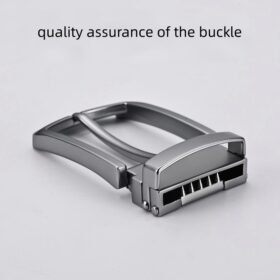 Men's 3.5mm Alloy Perforated Belt Buckle for Commute - Casual and Versatile Style  352 - Image 2