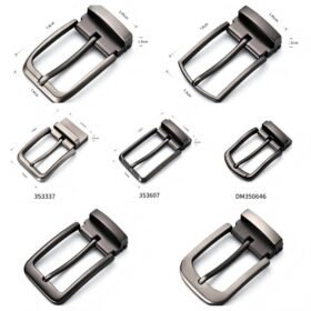 New 3.5CM punched belt buckle, alloy buckle wholesale 350353 - Image 4